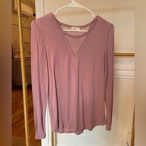 Lilac basics, long sleeve shirt